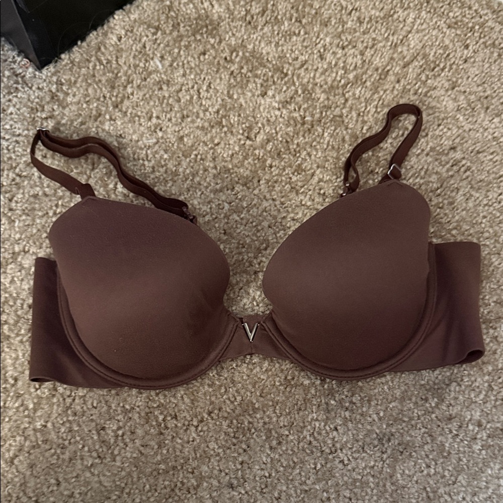 Victoria's Secret Lined Demi Brown Bra